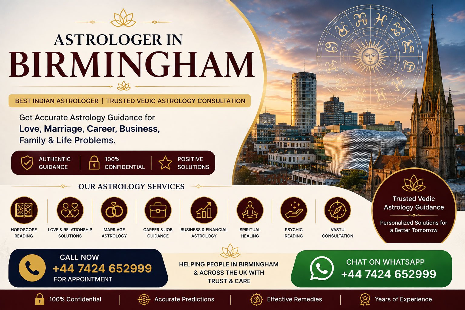 Trusted Vedic astrologer in Birmingham